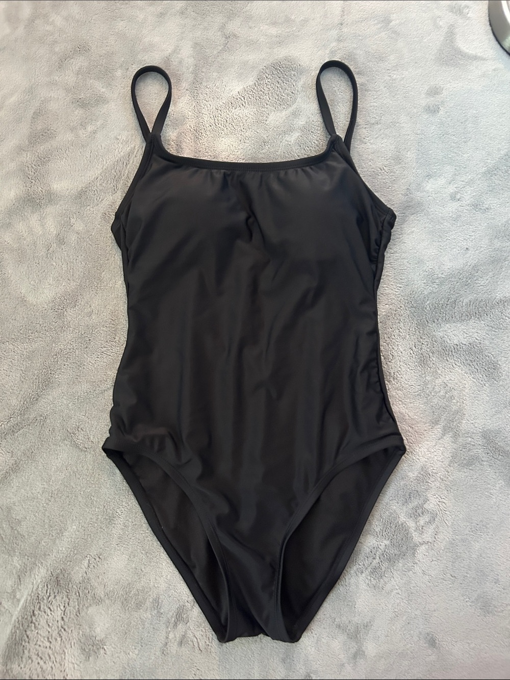 Hurley Black One-Piece Swimsuit with Thin Straps